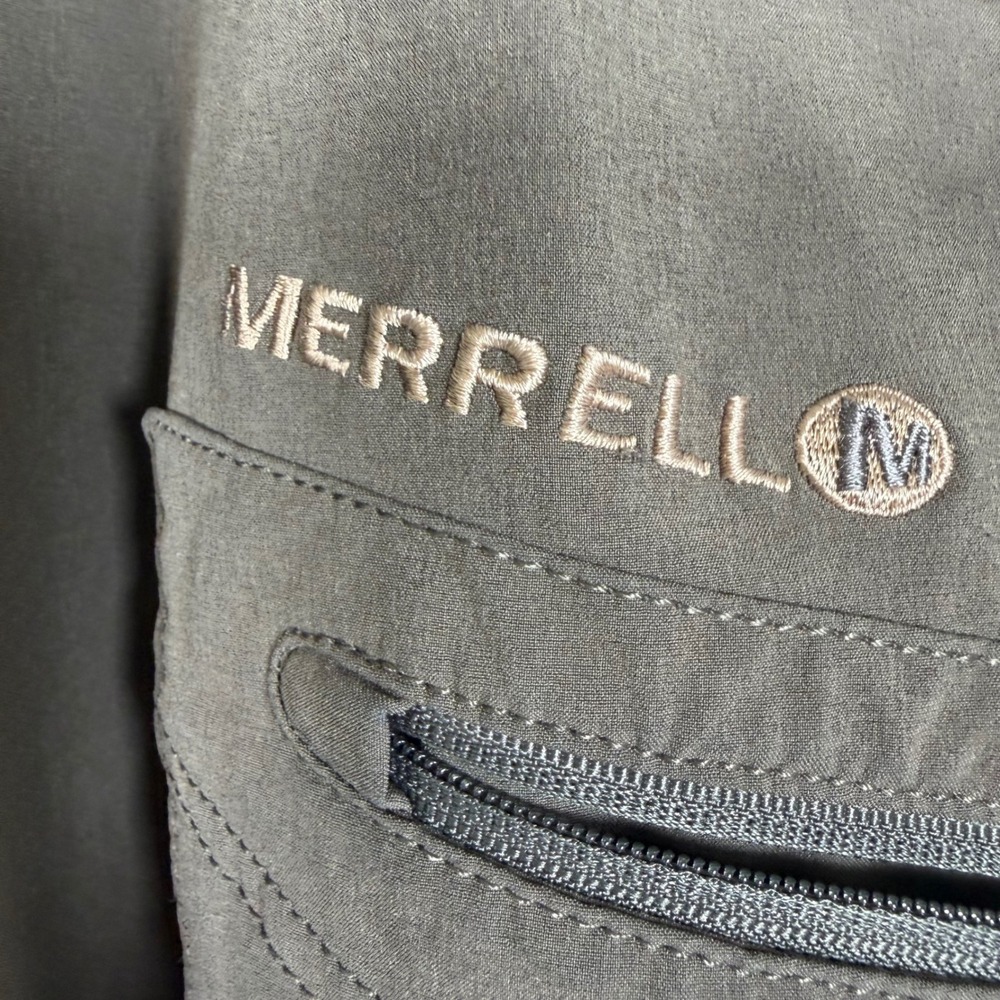 Merrell Cargo Capri Pants Mens 32 Brown Hiking Outdoor Cropped Lightweight B-560 - Picture 3 of 11